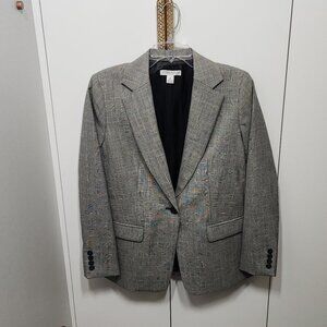 Pendleton 100% Virgin Wool Jacket Blazer Women's Size 8 Gray Office Business